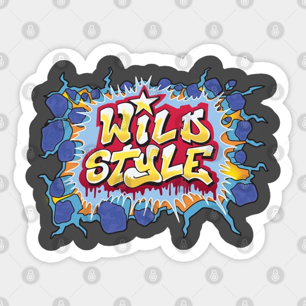 Wild Style Sticker by Chewbaccadoll